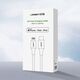 Kabel USB Ugreen USB-A - 1 m Srebrny (107697) 7363281 6957303875238