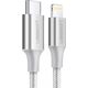 Kabel USB Ugreen USB-A - 1 m Srebrny (107697) 7363281 6957303875238