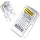 Ugreen Ugreen 100x wtyk wtyczka złączka końcówka RJ45 8P8C Cat 6 przezroczysty (60558) 7363552 6957303865581