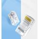 Ugreen Ugreen 100x wtyk wtyczka złączka końcówka RJ45 8P8C Cat 6 przezroczysty (60558) 7363552 6957303865581