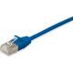 Equip Equip Patchkabel Cat6A S/FTP 2xRJ45 1.00m blau (SSTP) Slim 7467243 4015867209769