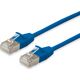 Equip Equip Patchkabel Cat6A S/FTP 2xRJ45 1.00m blau (SSTP) Slim 7467243 4015867209769