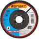 Smart tarcza listkowa inox/ metal 125mm gr 36 smart 7468674 5901769685659