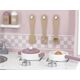 Viga Toys Viga 44046 PolarB Kuchnia z akcesoriami silver-pink 7532393 6971608440465
