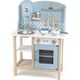 Viga Toys Kuchnia z akcesoriami srebrno-niebieska 7532394 6971608440472