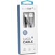 Kabel USB Partner Tele.com USB-A - microUSB 1.2 m Czarny 7560931 5901737933256