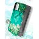 Kingxbar Kingxbar Agate Series eleganckie etui pokrowiec z nadrukiem agat iPhone 12 mini zielony uniwersalny 7684021 6959003590305
