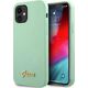 Guess Etui Guess GUHCP12SLSLMGGN Apple iPhone 12 mini zielony/green hardcase Metal Logo Script 7845429 3700740494578