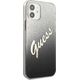 Guess Etui Guess GUHCP12SPCUGLSBK Apple iPhone 12 mini czarny/black hardcase Glitter Gradient Script 7845440 3700740494707