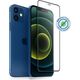 Crong Crong Anti-Bacterial 3D Armour Glass Szkło hartowane 9H na cały ekran iPhone 12 Mini + ramka instalacyjna 7887750 5907731986977