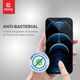 Crong Crong Anti-Bacterial 3D Armour Glass Szkło hartowane 9H na cały ekran iPhone 12 Pro Max + ramka instalacyjna 7887752 5907731986991