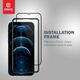 Crong Crong Anti-Bacterial 3D Armour Glass Szkło hartowane 9H na cały ekran iPhone 12 Pro Max + ramka instalacyjna 7887752 5907731986991