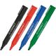 Q-Connect Marker permanentny Q-CONNECT, ścięty, 3-5mm (linia), niebieski 7922371 5705831260436