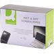 Q-Connect Chusteczki nawilżane i suche do czyszczenia ekranów TFT/LCD 40 szt. 8011800 5706002321482