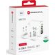 Ładowarka ForCell 2x USB-A 1x USB-C 3 A (5903396072475) 8013232 5903396072475