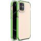 Hurtel Spring Armor żelowy elastyczny pancerny pokrowiec z kolorową ramką do iPhone 12 mini zielony 8075176 9111201918023