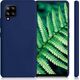 Hurtel Silicone Case elastyczne silikonowe etui pokrowiec Samsung Galaxy A42 5G niebieski 8089652 9111201926448