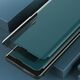 Hurtel Eco Leather View Case elegancki futerał etui z klapką i funkcją podstawki Samsung Galaxy A72 czarny 8089661 9111201926851