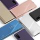Hurtel Clear View Case futerał etui z klapką Samsung Galaxy A72 różowy 8089665 9111201927001