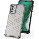 Hurtel Honeycomb etui pancerny pokrowiec z żelową ramką Samsung Galaxy A32 5G zielony 8089671 9111201926288