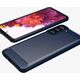 Hurtel Carbon Case elastyczne etui pokrowiec Samsung Galaxy S21+ 5G (S21 Plus 5G) niebieski 8089826 9111201924802
