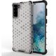 Hurtel Honeycomb etui pancerny pokrowiec z żelową ramką Samsung Galaxy S21+ 5G (S21 Plus 5G) przezroczysty 8090221 9111201917293