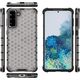 Hurtel Honeycomb etui pancerny pokrowiec z żelową ramką Samsung Galaxy S21+ 5G (S21 Plus 5G) przezroczysty 8090221 9111201917293