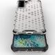 Hurtel Honeycomb etui pancerny pokrowiec z żelową ramką Samsung Galaxy S21+ 5G (S21 Plus 5G) przezroczysty 8090221 9111201917293