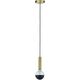 Lampa wisząca Paulmann Neordic Kine Lampa wisząca max. 1x20W E27 230V Mosiądz Szczotkowany Metal 8196660 4000870797563
