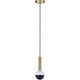 Lampa wisząca Paulmann Neordic Kine Lampa wisząca max. 1x20W E27 230V Mosiądz Szczotkowany Metal 8196660 4000870797563