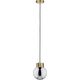 Lampa wisząca Paulmann Neordic Linja Lampa wisząca max. 1x20W E27 230V Szkło przydymione/ Mosiądz Szczotkowany 8196668 4000870797433