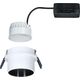 Paulmann Oprawa wpuszczana Gil Coin 3StepDim rd starr LED 1x6W 2700K 230V weiß/schwarz matt Alu 8196739 4000870933763