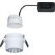 Paulmann Oprawa wpuszczana Gil Coin 3StepDim rd starr LED 1x6W 2700K 230V weiß matt/eisen Alu 8196743 4000870933848