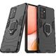 Hurtel Ring Armor pancerne hybrydowe etui pokrowiec + magnetyczny uchwyt Samsung Galaxy A72 4G czarny 8238696 9111201925403