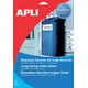 Apli Etykiety poliestrowe APLI, 210x297mm, prostokątne, białe 20 ark. 8240717 8410782012283