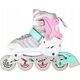 Rolki Nils Extreme NH18192 z wymienną płozą regulowane białe r. 34-38 8263118 5907695591897