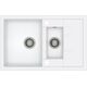 Zlewozmywak Quadron MORGAN 156 GraniteQ stalowy / biały metalik 8267493 5903242531965