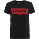 Levi`s Levi's The Perfect Large Batwing Tee 173690201 czarne XXS 8364916 5400537037015