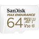 Karta SanDisk Max Endurance MicroSDXC 64 GB Class 10 UHS-I/U3 V30 (SDSQQVR-064G-GN6IA) 8375412 619659178505