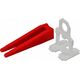 AWTools AWTOOLS SYSTEM POZIOMOWANIA PŁYTEK 6-17mm / PAKIET STARTOWY / 100szt.+100szt. (KLIN+KLIPS 1,0MM) AW30367 8375989 5903678601089
