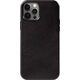 Crong Crong Essential Cover - Etui ze skóry ekologicznej iPhone 12 Pro Max (czarny) 8397109 5907731987745