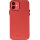 Crong Crong Essential Cover - Etui ze skóry ekologicznej iPhone 12 / iPhone 12 Pro (czerwony) 8397112 5907731987714