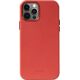 Crong Crong Essential Cover Magnetic - Etui ze skóry iPhone 12 Pro Max MagSafe (czerwony) 8397114 5907731987691