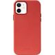 Crong Crong Essential Cover Magnetic - Etui ze skóry iPhone 12 / iPhone 12 Pro MagSafe (czerwony) 8397117 5907731987660