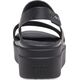 Crocs Sandały sportowe damskie Brooklyn Low Wedge czarne 39-40 8403063 191448544963