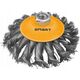 Smart szczotka druciana tarczowa pleciona 125mm, typ odgięty smar 8456893 5901769685727
