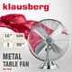 Wentylator Klausberg KB-7538 8489653 5908287275386
