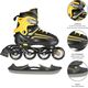 Rolki Nils Extreme NH18190 z wymienną płozą regulowane czarne r. 34-38 8494497 5907695588729