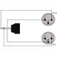 Kabel Procab Jack 3.5mm - XLR x2 3m czarny (CLA712/3) 8500896 5414795018495