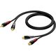 Kabel Procab RCA (Cinch) x2 - RCA (Cinch) x2 1.5m czarny (CLA850/1.5) 8500914 5414795030190